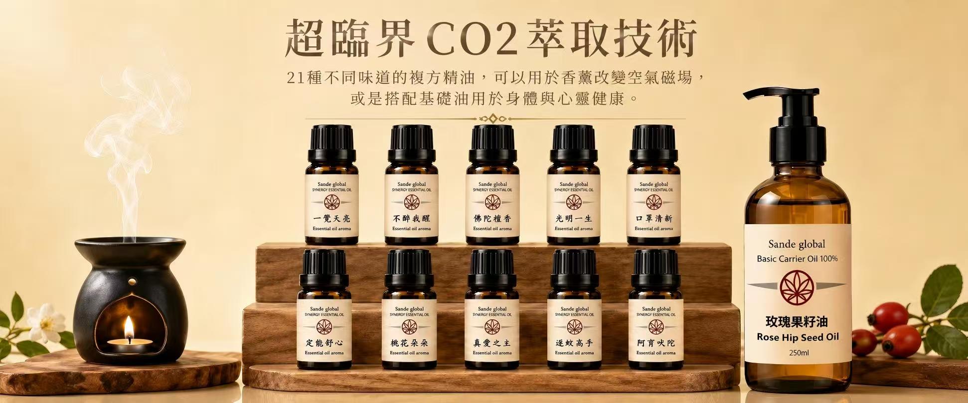 超臨界 CO2 萃取技術 複方精油系列